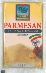 Dried grated cheese
