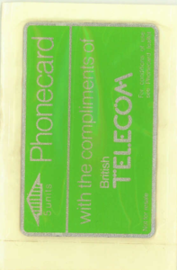 Prepaid cards