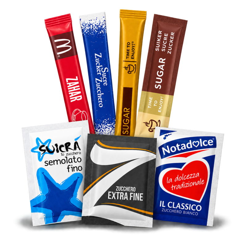 White Sugar Stick Pack & Sachet Machines for Fast, Repeatable Dosing